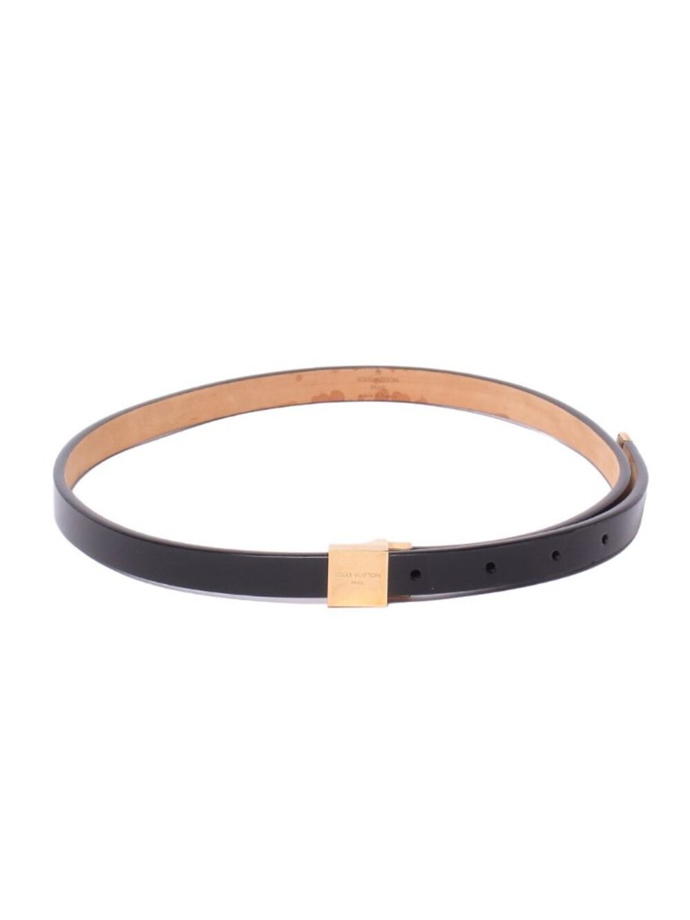 Louis Vuitton Belt Noir Ceinture Carre